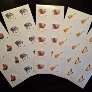 Quintet Sticker Pack – Chordical