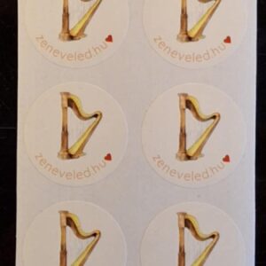 Solo sticker – harp