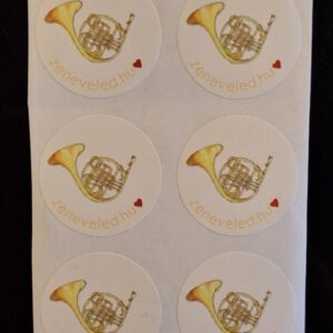 Solo sticker - french horn
