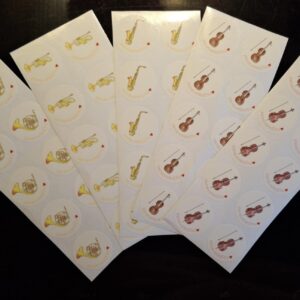 Quintet Sticker Pack – Mixed Instruments