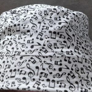 Summer cap - musical notes
