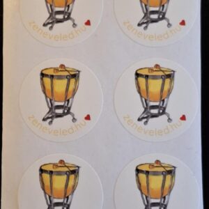 Solo sticker – timpani