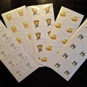 Quintet Sticker Pack – Percussion